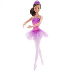 Papusa Barbie Balerina in Costumas Mov foto
