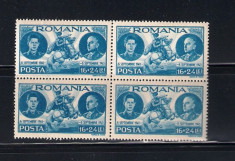 ROMANIA 1943 - MIHAI I - 3 ANI DE DOMNIE - BLOC, MNH - LP 155 I foto