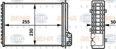 Schimbator caldura, incalzire habitaclu RENAULT ESPACE Mk II 2.1 TD - HELLA 8FH 351 313-301 foto