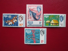 TIMBRE ANGLIA/COLONII FIJI SERIE=MNH foto