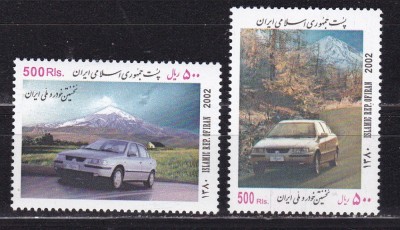 Iran 2002 automobile MI 2876-2877 MNH w38 foto