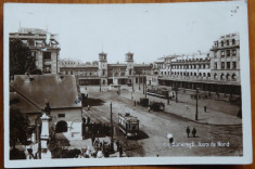 Bucuresti , Gara de Nord , circulata , 1932 foto