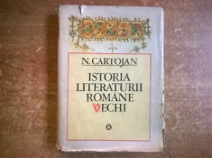 N. Cartojan ? Istoria literaturii romane vechi foto