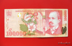 ROMANIA - 100.000 Lei 1998 foto