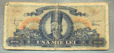 A1089 BANCNOTA-ROMANIA- 1000 LEI- 18 IUNIE 1948-SERIA 2212-starea care se vede foto