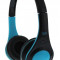 TnB DOTCOM BLUE HEADPHONES WIRED,ADJUSTABLE HEADBAND