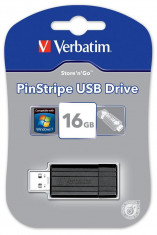 Verbatim USB 16GB PINSTRIPE BLACK foto