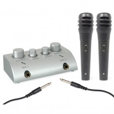 Skytec Mini set karaoke cu 2 canale ?i 2 microfoane foto