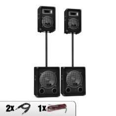 Auna set subwoofer pasiv 2.2 etaje PA 2200W foto