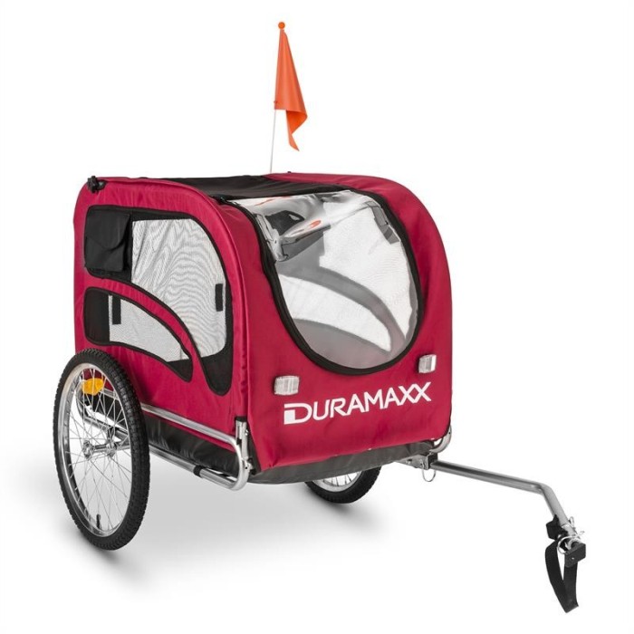 DURAMAXX King Rex, 250 l, cărucior de bicicletă pentru câine, țevi din oțel, 40 kg foto mare DURAMAXX King Rex, 250 l, cărucior de bicicletă pentru câine, țevi din oțel, 40 kg foto mare
