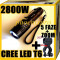 LANTERNA TELESCOPICA CREE LED T6 2800W + SUPORT BICICLETA