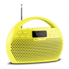 Trevi KB 308 BT Radio Digital Boombox Bluetooth galben microSD USB foto