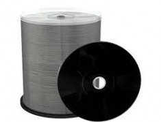 CD-R 80min/700MB black, blank Cake100 foto