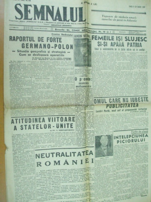 Semnalul 8 septembrie 1939 Brasov avion neutralitate Socec Armand Calinescu foto
