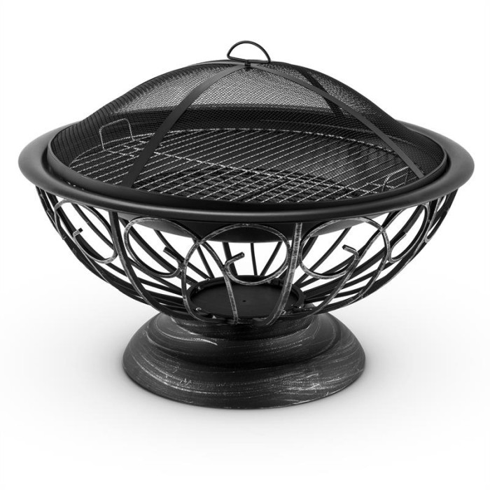 Grill protec?ie vatra O?el Blum Feldt Tulip castron foc 75cm ? foto mare Grill protec?ie vatra O?el Blum Feldt Tulip castron foc 75cm ? foto mare