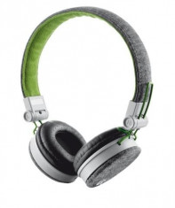 TRUST UR FYBER HEADPHONE - GREY/GREEN foto