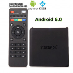 TV Box T95X - 4K, Quad-Core, 8GB, Wi-Fi, KODI, Android 6.0 foto
