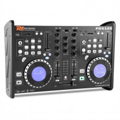 Power Dynamic PDX125, dual DJ CD player controler cu SD, USB, CD, MP3 foto