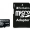 Verbatim Pro microSDHC U3 16GB with adapter