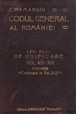 C. Hamangiu - Codul General al Romaniei - 692942 foto