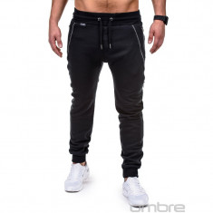 Pantaloni barbati P421 - negru - foto
