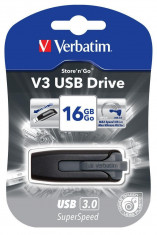Verbatim STORE N GO V3 USB 16GB 3.0 DRIVE BLACK foto