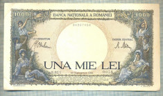 A1121 BANCNOTA-ROMANIA-1000 LEI-10 SEPTEMVRIE1941-SERIA 0171-starea care se vede foto