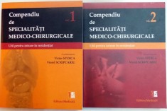 COMPENDIU DE SPECIALITATI MEDICO-CHIRURGICALE , UTIL PENTRU INTRARE IN REZIDENTIAT , VOL I - II , 2016 foto