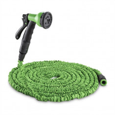 DURAMAXX Water Wizard, furtun de gradina flexibil, 8 func?ii, 22,5 m, verde foto