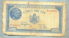 A1147 BANCNOTA-ROMANIA-5000 LEI- 2 MAI 1944-SERIA0189351-starea care se vede