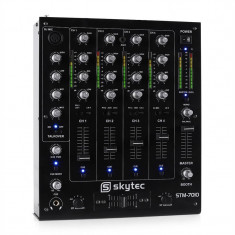 Skytec STM-7010 4-canale DJ Mixer USB MP3 EQ foto