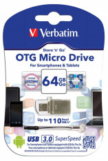 Verbatim Store n Go OTG Micro Drive USB 3.0 64GB foto