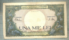 A1191 BANCNOTA-ROMANIA-1000 LEI-23 MARTIE 1943 -SERIA 2433-starea care se vede foto