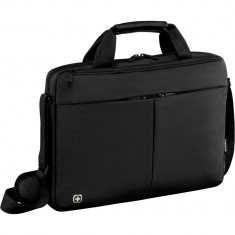 Wenger Format 16 inch Laptop Slimcase with Tablet Pocket, Black foto