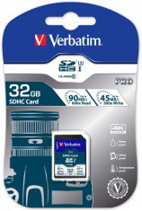 Verbatim Pro SDHC U3 32GB foto