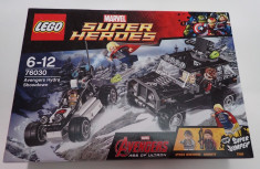 Lego Super Heroes 76030 Confruntarea dintre Razbunatori si Hydra Showdown Nou foto