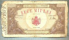 A1171 BANCNOTA-ROMANIA-10000 LEI-28 MAI 1946-SERIA2367-starea care se vede foto