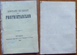 Cumpara ieftin Asociatii de credit ale proprietarilor , Bucuresti , 1860 , ex libris Sturza