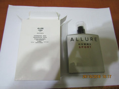 PARFUM TESTER CHANEL ALLURE HOMME SPORT -- 100 ML ---SUPER PRET! foto