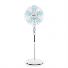 ONEconcept White Blizzard RC 2G Standventilator Set 50 W 41 cm oscilare, control de la distanta, alb foto