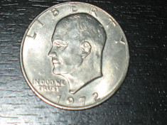 Moneda one dolar SUA 1972 foto