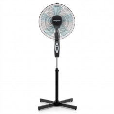 ONEconcept negru Blizzard 2G Standventilator Set de 4 x 41 cm (16 &amp;#039;&amp;#039;), 50 W, cu rotor albastru, negru foto