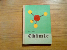 CHIMIE * Manual anul III Liceu - Costin D. Nenitescu - 1972, 175 p. foto