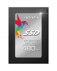 SSD ADATA Premier SP550, 2.5, 480Gb, SATA III, TLC Internal Solid State Drive(SSD), SMI 560/510, 75K foto