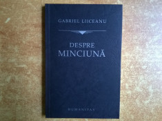 Gabriel Liiceanu ? Despre minciuna foto