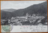 Manastirea Agapia , circulata in Sardinia in 1901 , clasica, Printata