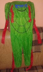 Costum Testoasele Ninja 4-6 ani foto