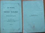 Salzer , Istoria scolii elementare sasesti din Transilvania , Sibiu , 1861,ed. 1