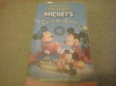 Mickey&amp;#039;s Christmas Carol - Walt Diseny Classics - VHS - Caseta video foto