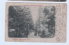 CP carte postala Maramarosbol-Polyana-gyertyanligeti furdoreszlet,1910 foto